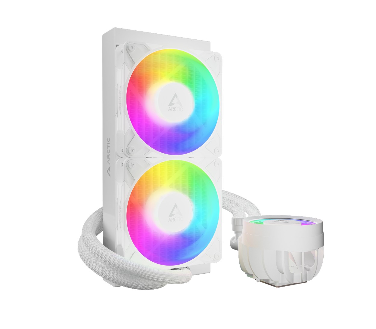 Arctic Liquid Freezer III Pro RGB 240mm Blanc infinytech Réunion 02