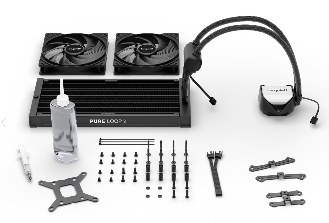 BE QUIET Pure Loop 2 RGB 280mm Noir infinytech Réunion 03