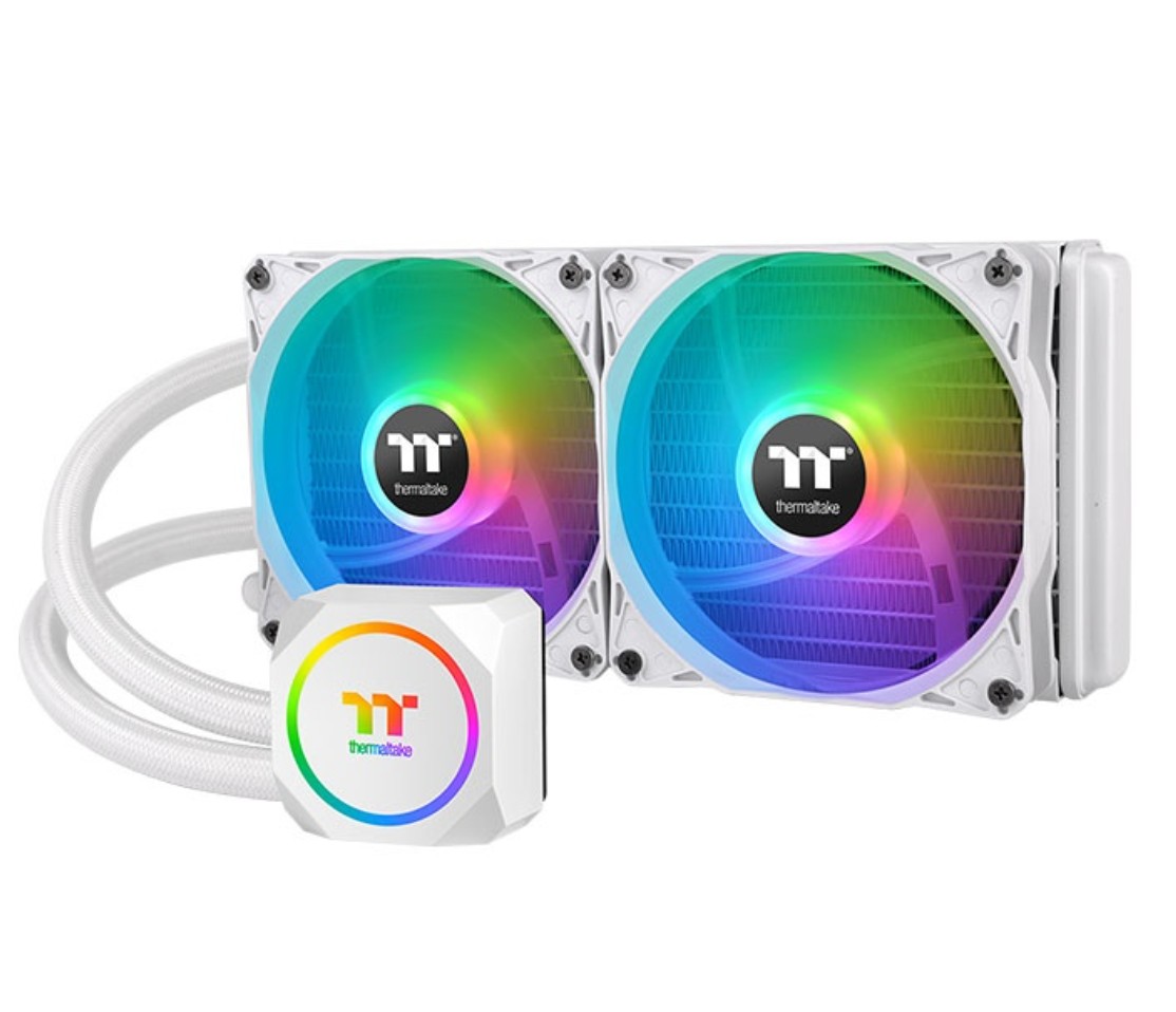 Thermaltake TH RGB 240mm Blanc infinytech Réunion 01