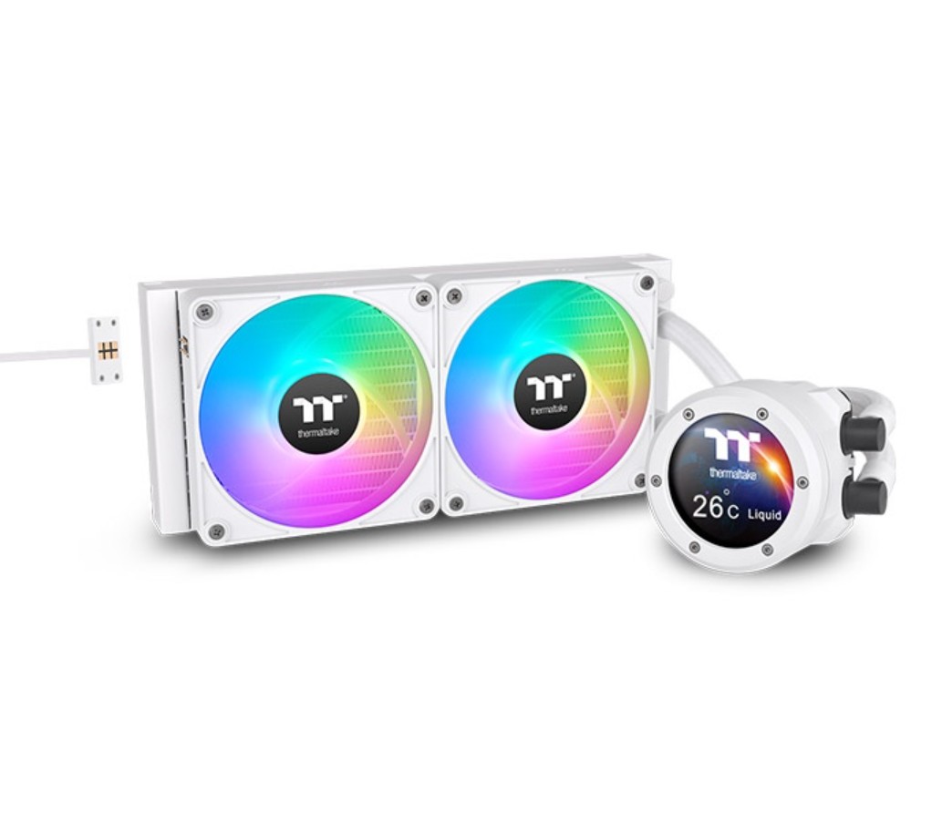 Thermaltake TH V2 Ultra EX RGB 240mm Blanc infinytech Réunion 01