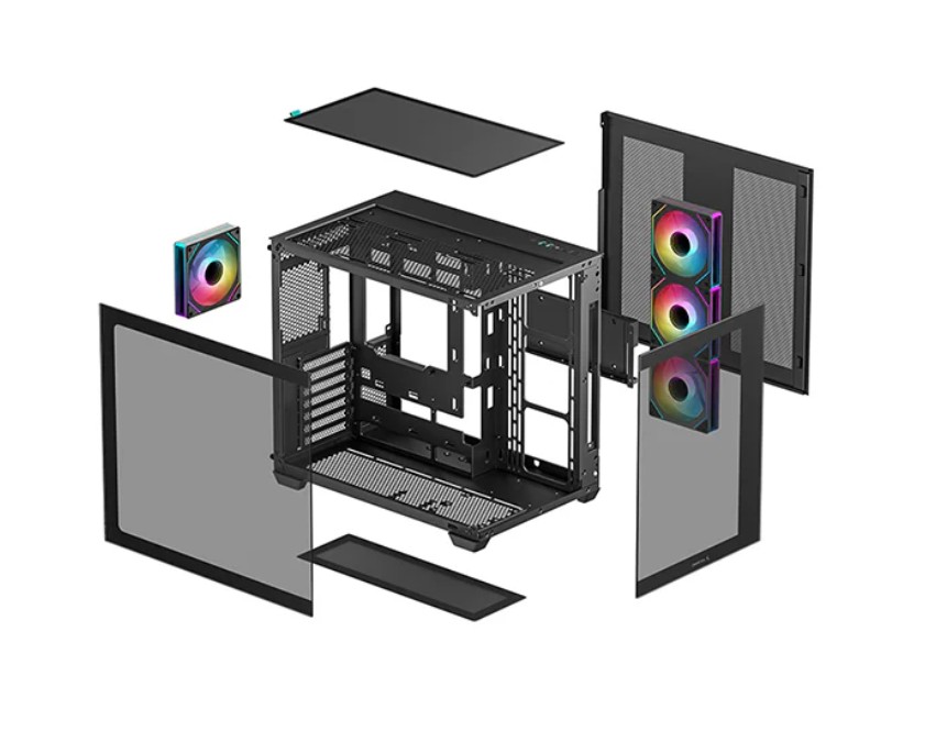 DEEPCOOL CG530 4F Noir infinytech Réunion 04