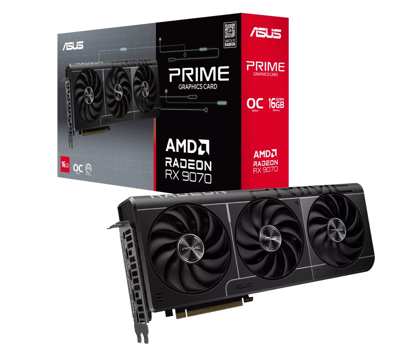 Asus Prime Radeon RX 9070 Prime OC 16Go infinytech Réunion 01