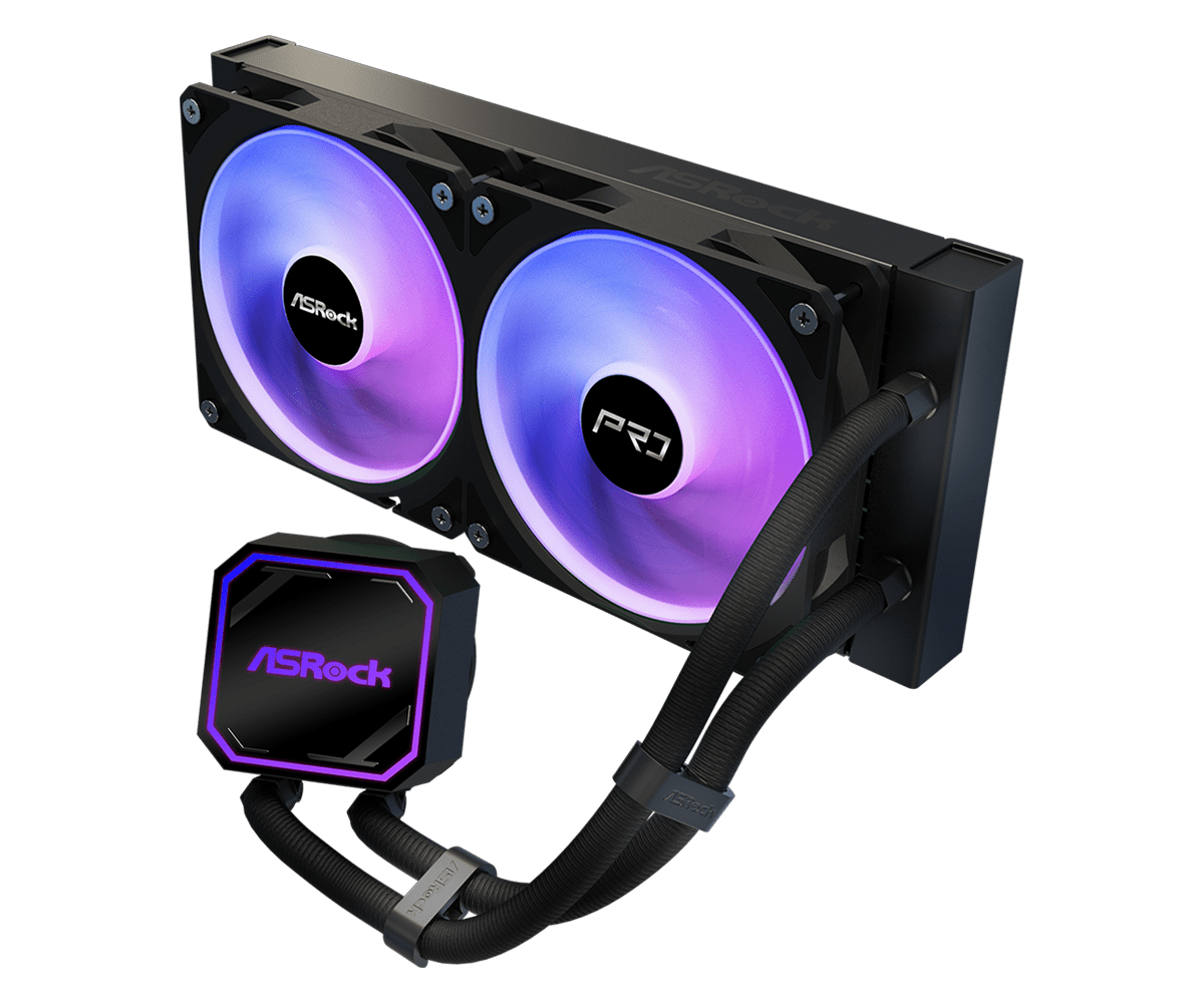 ASRock Pro RGB 240mm Noir infinytech Réunion 02