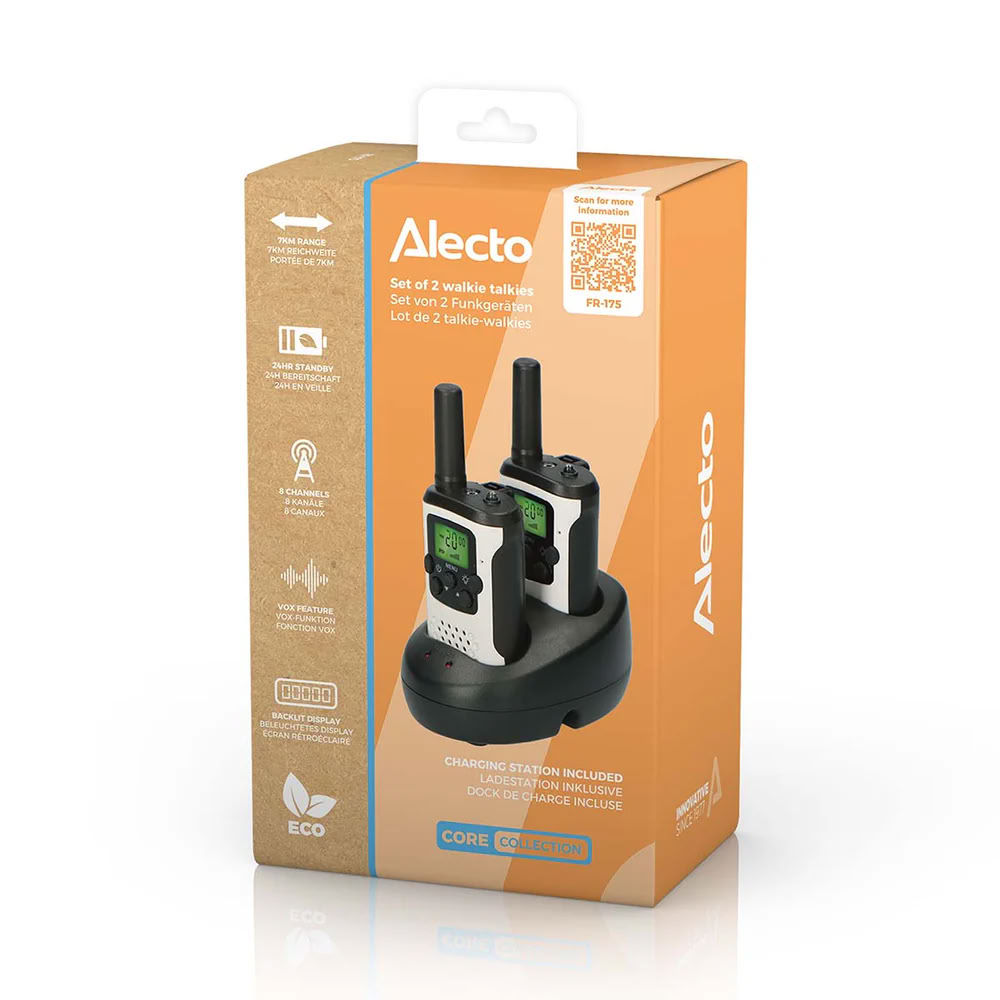 ALECTO Talkie Walkie set Blanc FR-175 infinytech Réunion 03