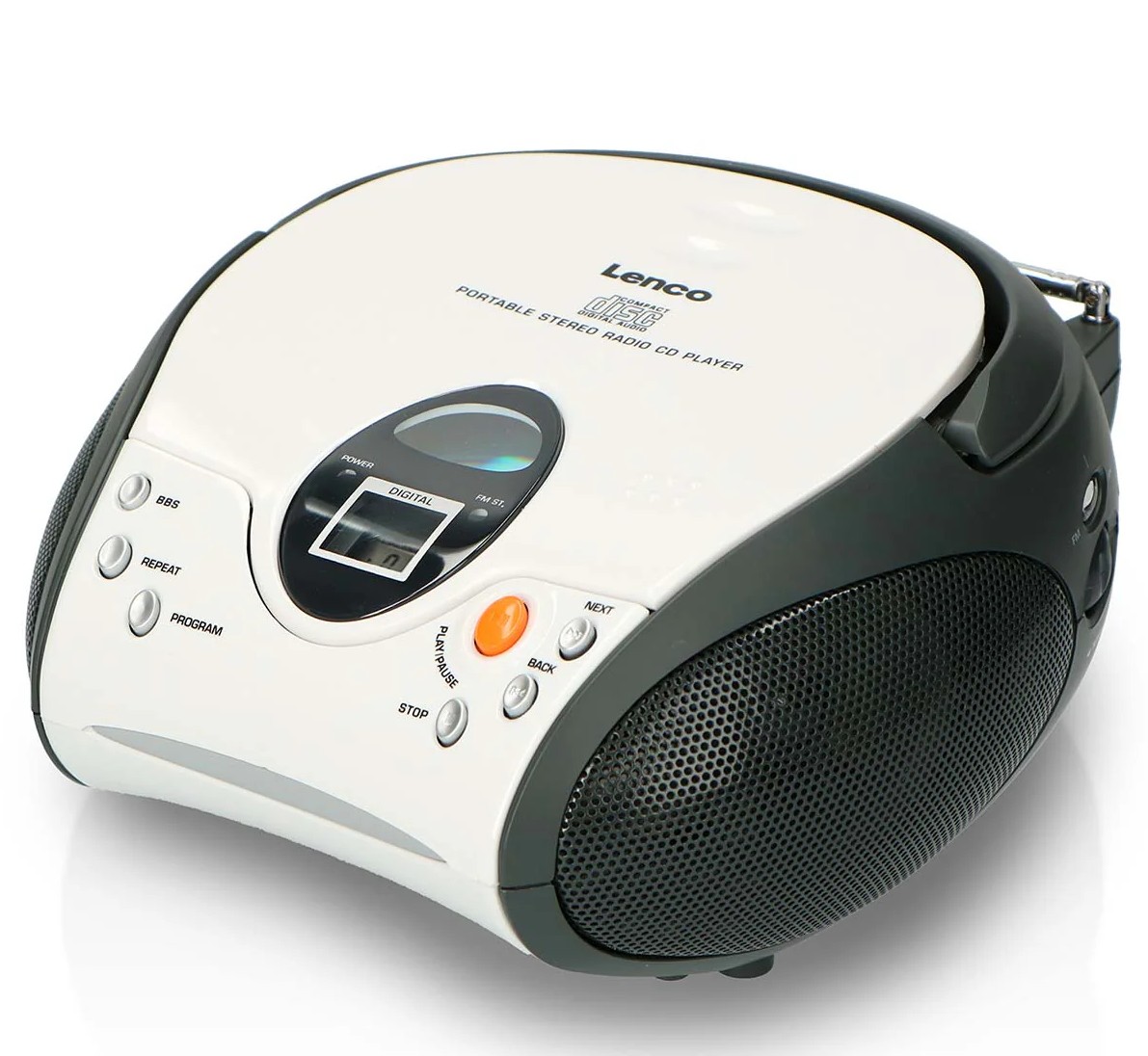Lenco SCD-24 Blanc infinytech Réunion 01