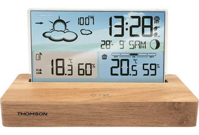 Réveil avec affichage météo THOMSON CT600 infinytech Réunion 01