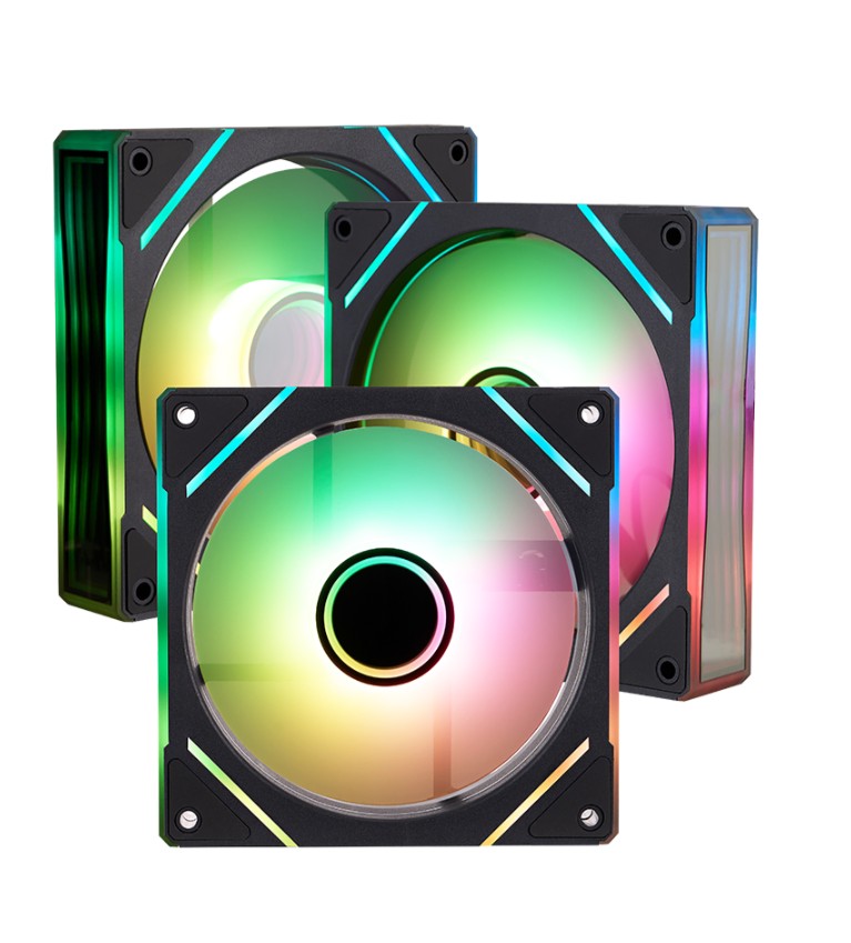 1stPlayer FC7 120mm Noir pack de 3 infinytech Réunion 02