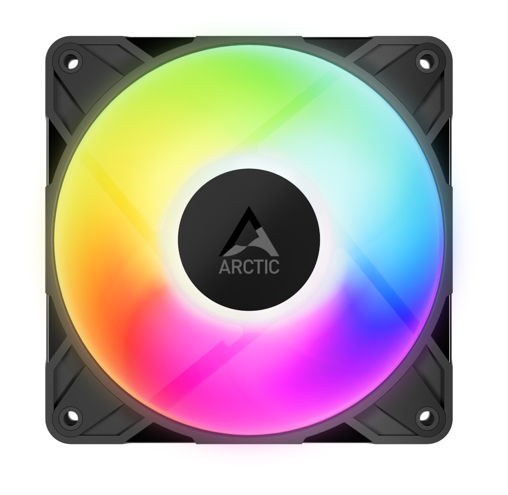 Arctic P12 Pro RGB 120mm Noir Pack de 3 infinytech Réunion 02