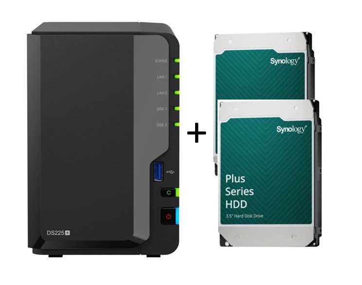 SYNOLOGY DS225 Plus 2 HDD 12To infinytech Réunion 01