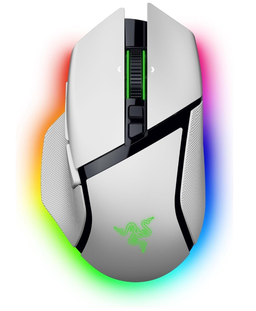 RAZER Basilisk V3 Pro 35K Blanc infinytech Réunion 01