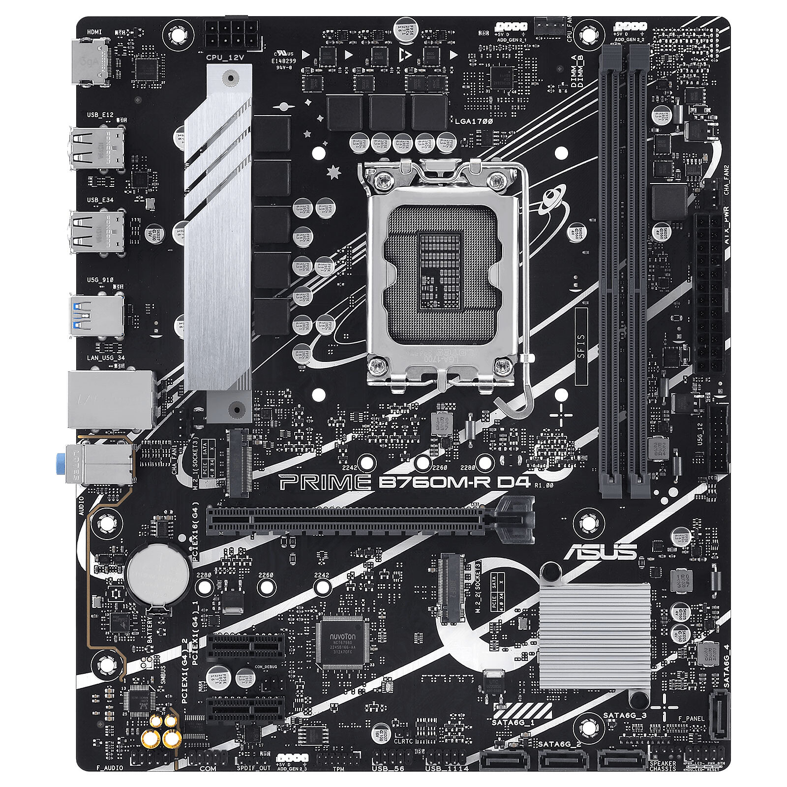Asus Prime B760M-R DDR4 infinytech Réunion 02