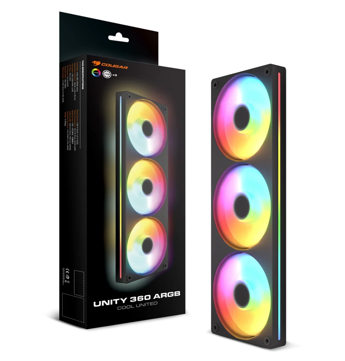COUGAR Unity RGB 360mm Noir infinytech Réunion 03