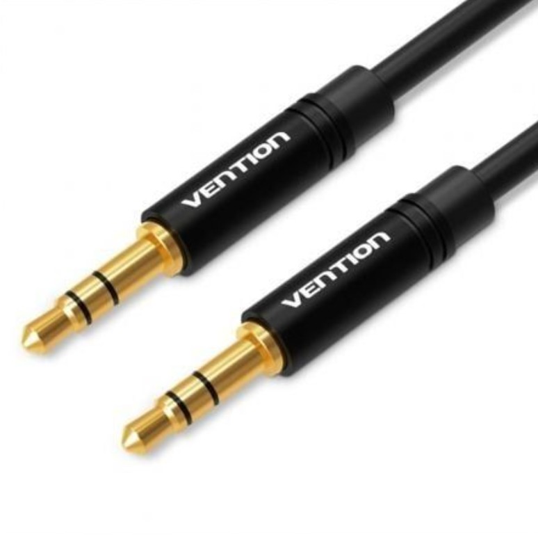VENTION Câble Jack 3.5mm Mâle Mâle 1m Noir infinytech Réunion 01