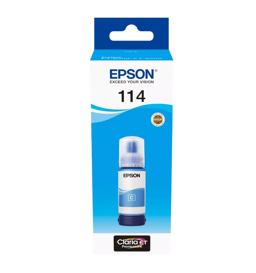 EPSON EcoTank 114 Cyan infinytech Réunion 01