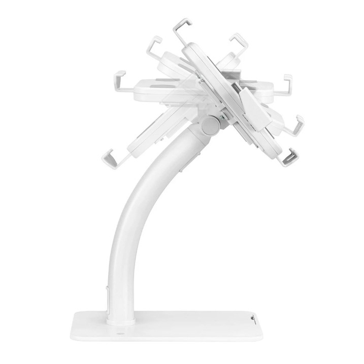 Support tablette universel sur pied Maclean MC-468 avec antivol Blanc 974 Infinytech