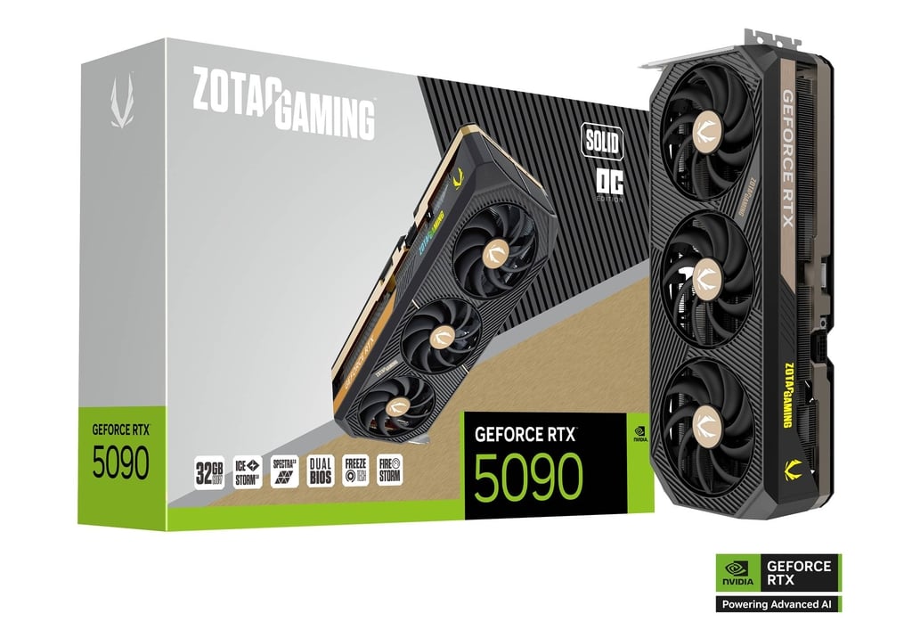 ZOTAC GAMING GeForce RTX 5090 SOLID OC infinytech Réunion 01