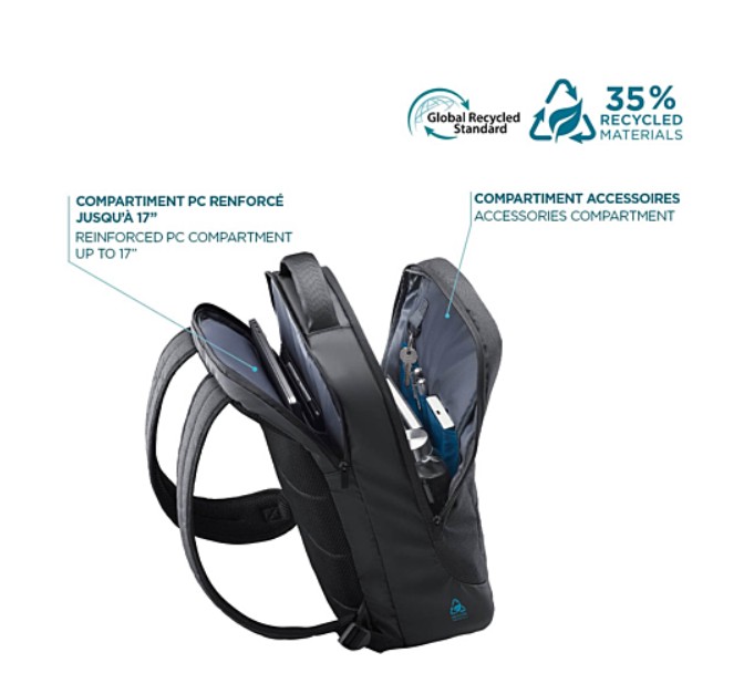 MOBILIS Trendy BackPack Noir infinytech Réunion 02