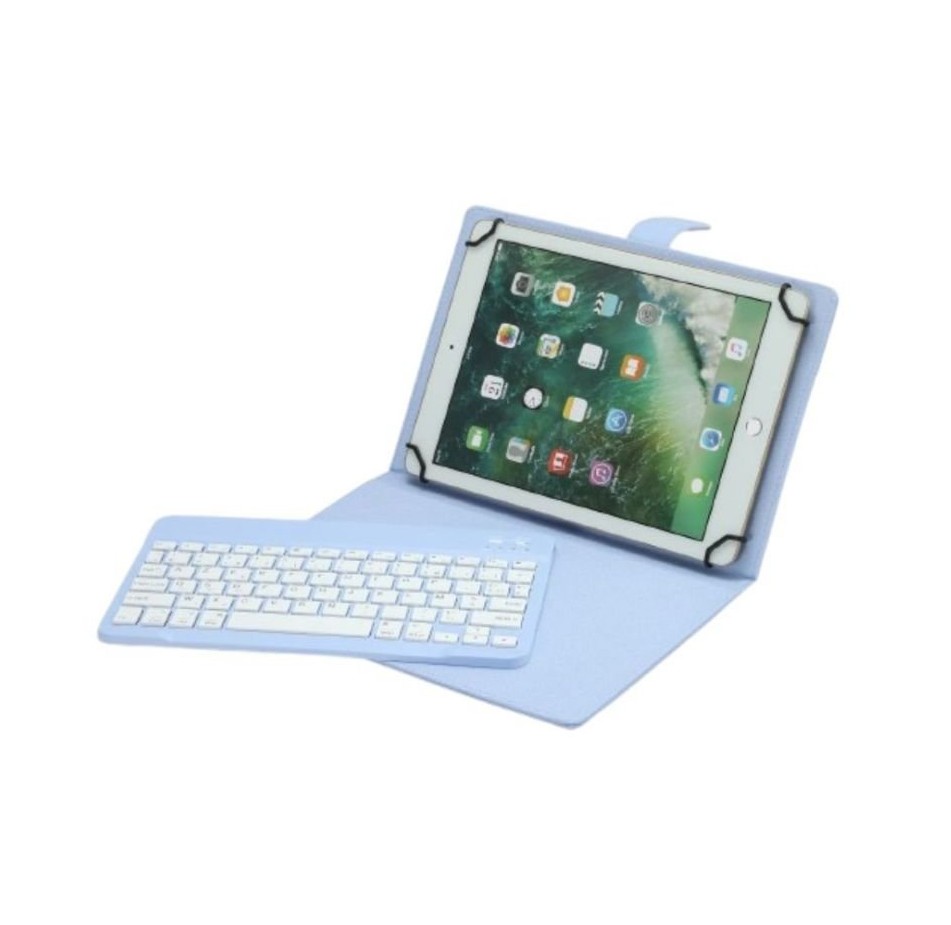 WE CONNECT Etui avec clavier POP Bleu infinytech Réunion 01