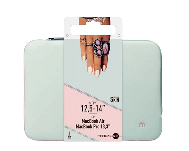 MOBILIS Skin Sleeve Vert Rose 14 infinytech Réunion 01