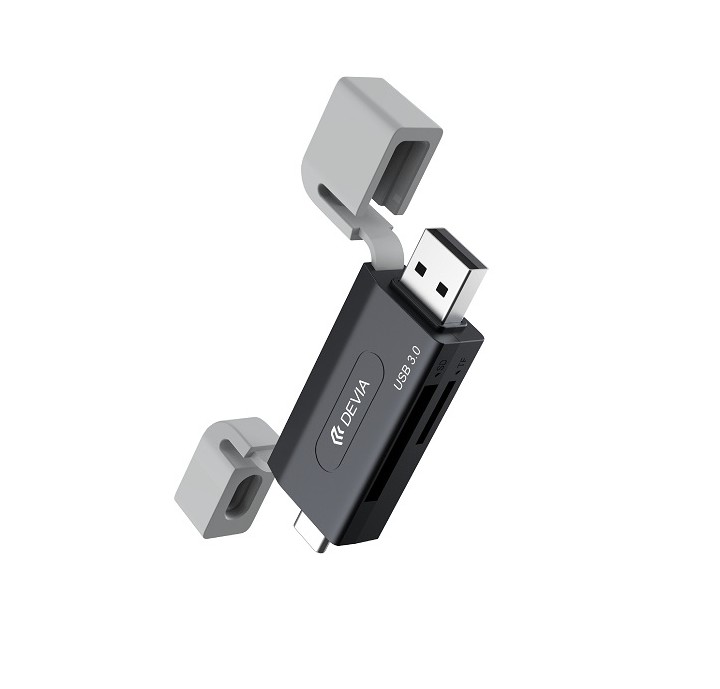 DEVIA lecteur de cartes 2en1 infinytech Réunion 01