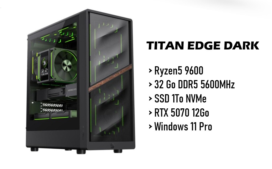TITAN EDGE Noir