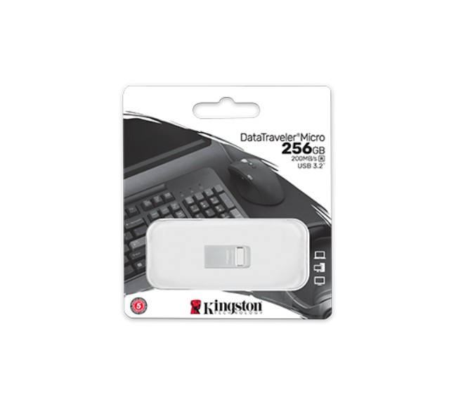 KINGSTON Datatraveler Micro 256Go Argent infinytech Réunion 03