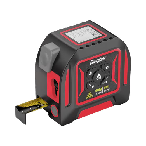 Télémètre laser Energizer 40 m et mètre ruban 5 m infinytech Réunion 01