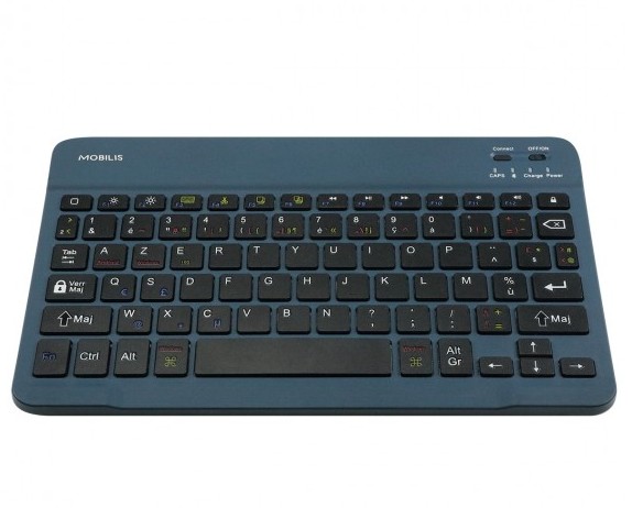 MOBILIS Clavier Bluetooth pour tablette et smartphone Bleu infinytech Réunion 01