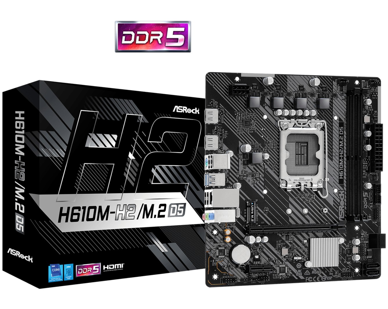 ASROCK H610M-H2 M.2 DDR5 infinytech Réunion 01