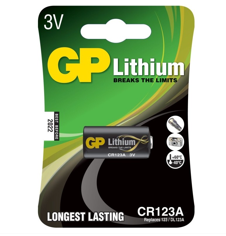 Pile CR123A GP Lithium 3V infinytech Réunion 02