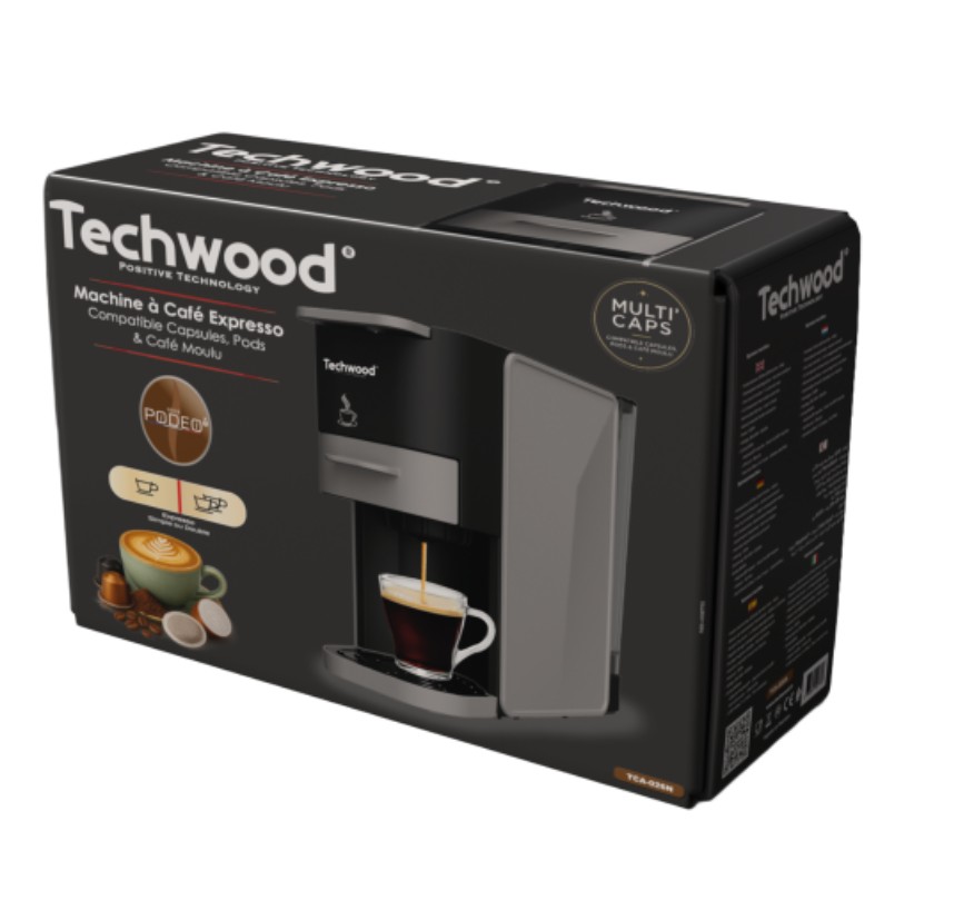 TECHWOOD machine expresso TCA-026N infinytech Réunion 02