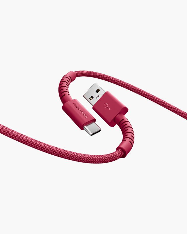 FRESH N REBEL FlexWave USB to USB-C 2m Rouge infinytech Réunion 02