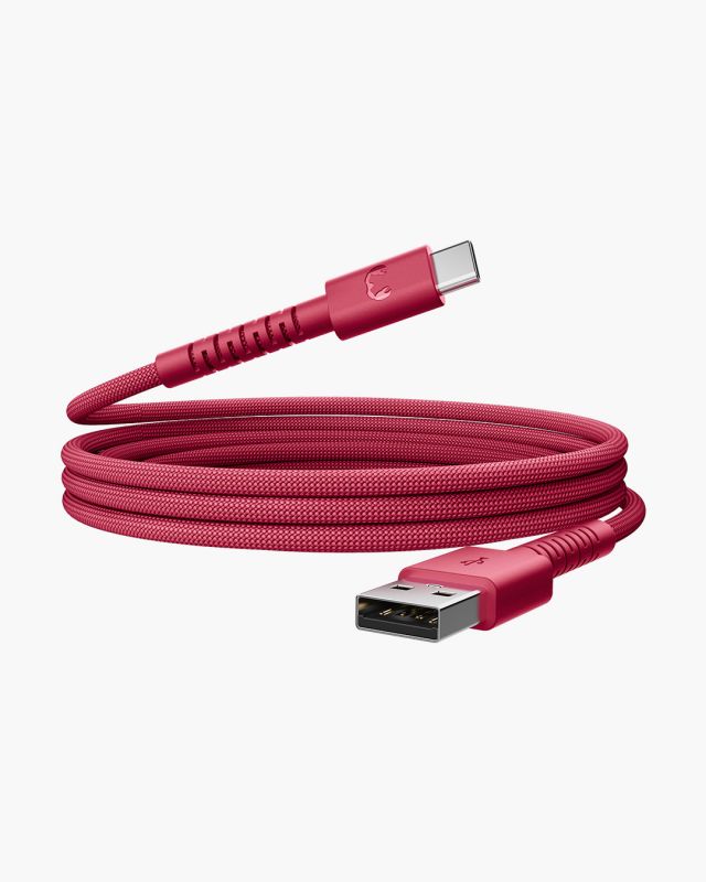 FRESH N REBEL FlexWave USB to USB-C 2m Rouge infinytech Réunion 01