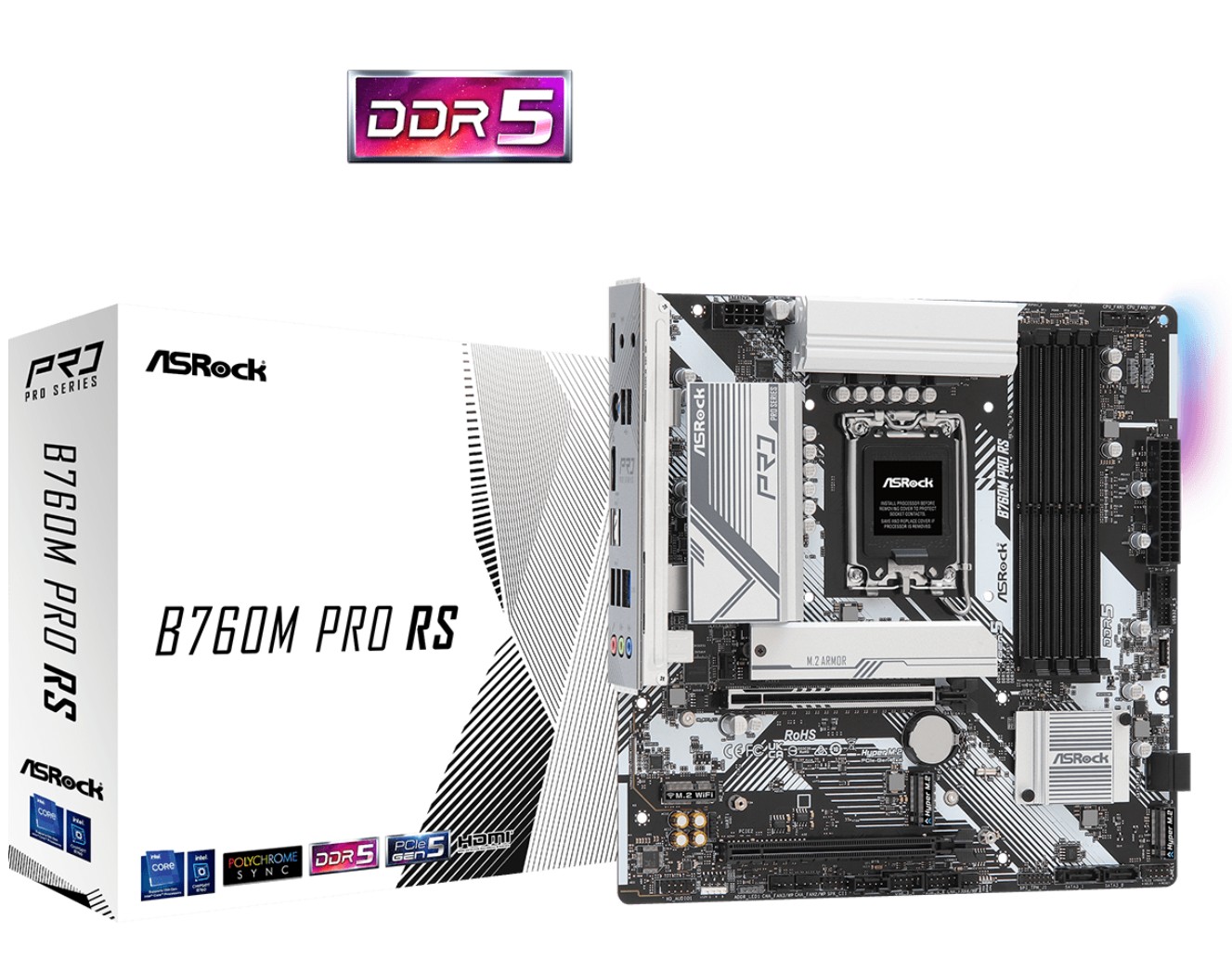 ASRock B760M Pro RS DDR5 infinytech Réunion 01
