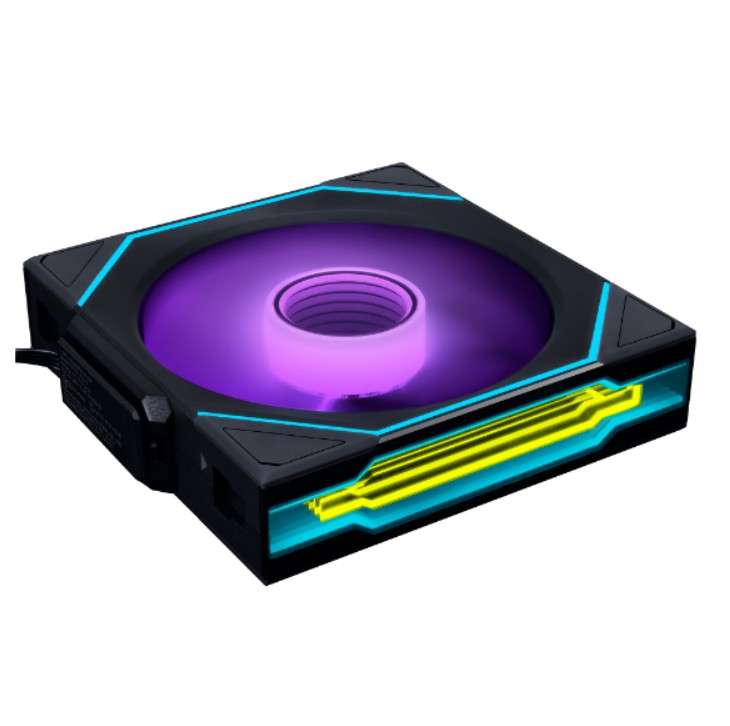 Lian Li Uni Fan SL-Infinity Wireless Reverse RGB 12cm Noir infinytech Réunion 01