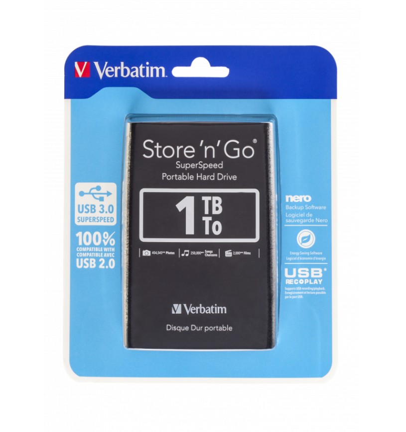 VERBATIM 53023 Store n Go 1To Noir infinytech Réunion 02