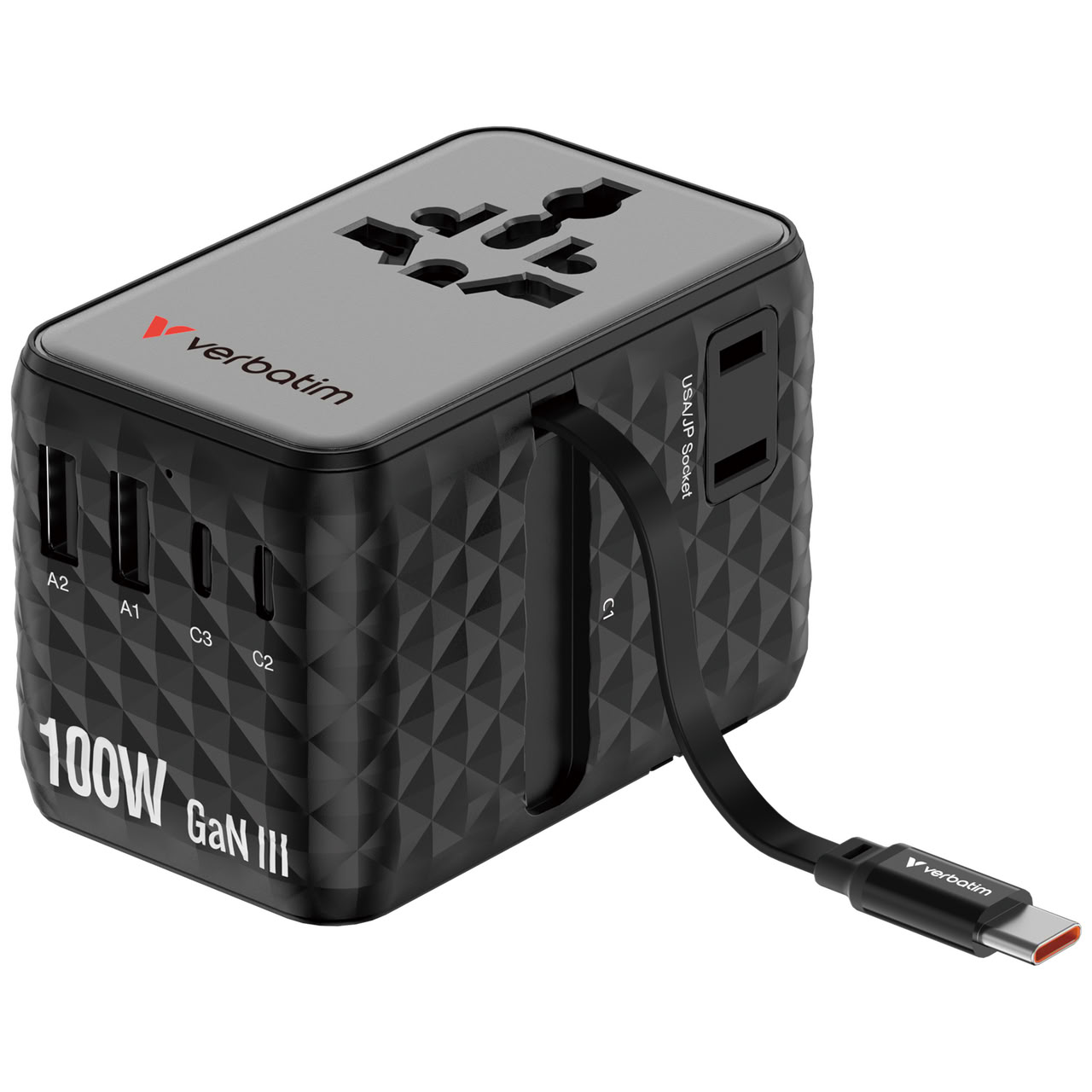 VERBATIM Charge n Travel 100W Noir infinytech Réunion 01