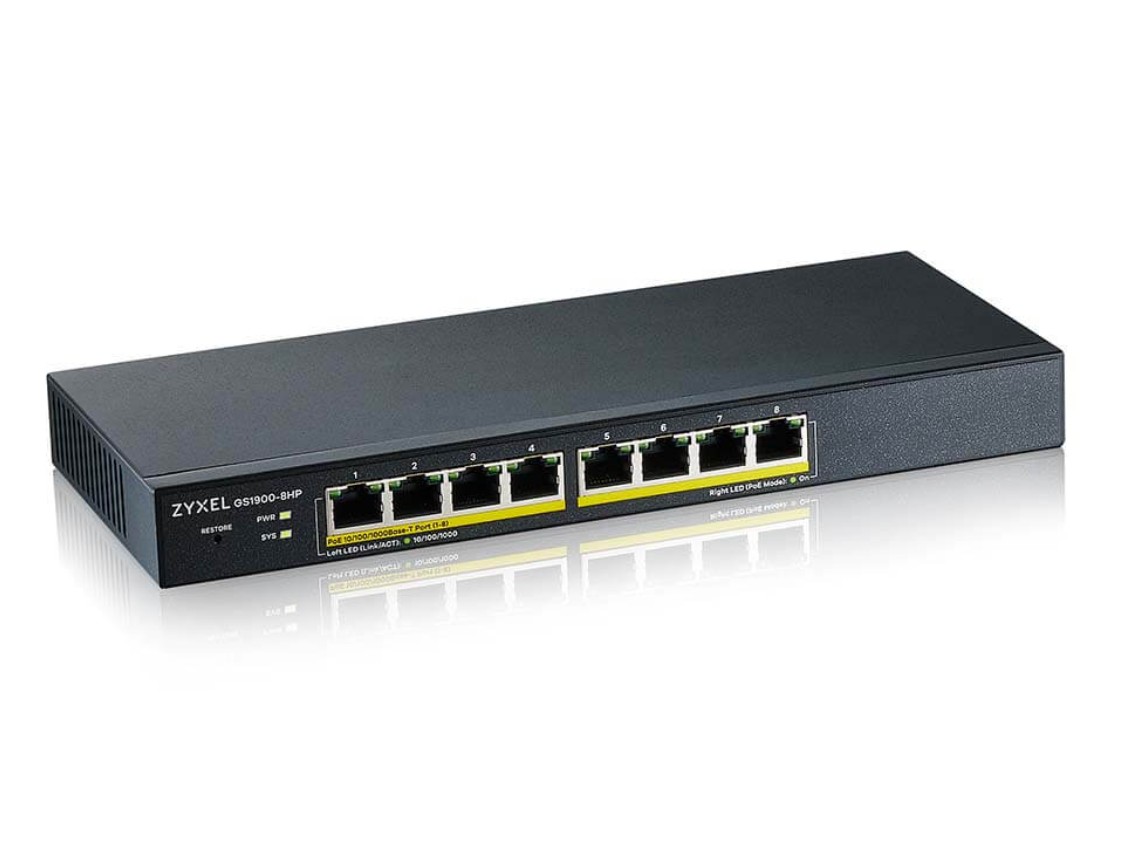 Zyxel GS1900-HP 8 ports dont 8x PoE infinytech Réunion 02