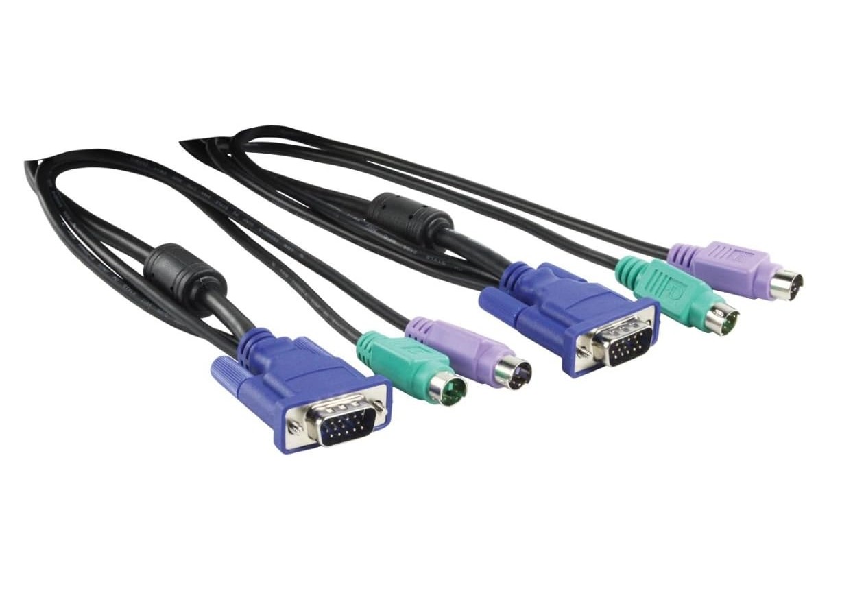 Câble KVM VGA 3m avec PS2 infinytech Réunion 01