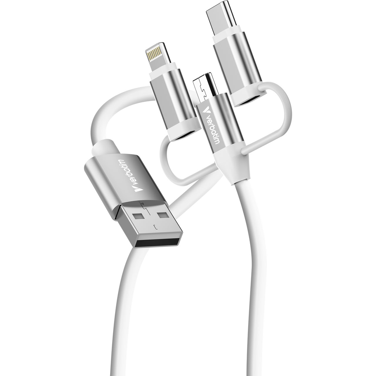 VERBATIM câble 3en1 1m QC 18W 480 Mbps infinytech Réunion 01