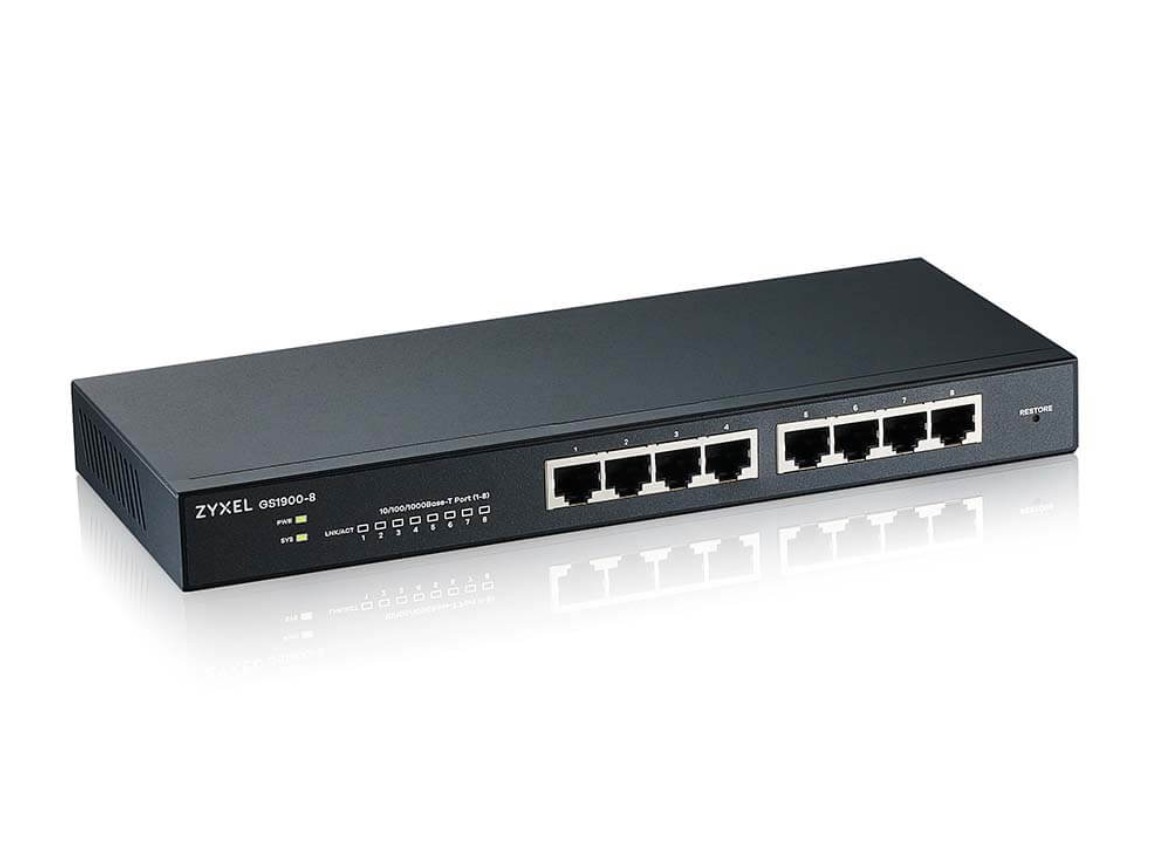 Zyxel GS1900V2 8 ports infinytech Réunion 02