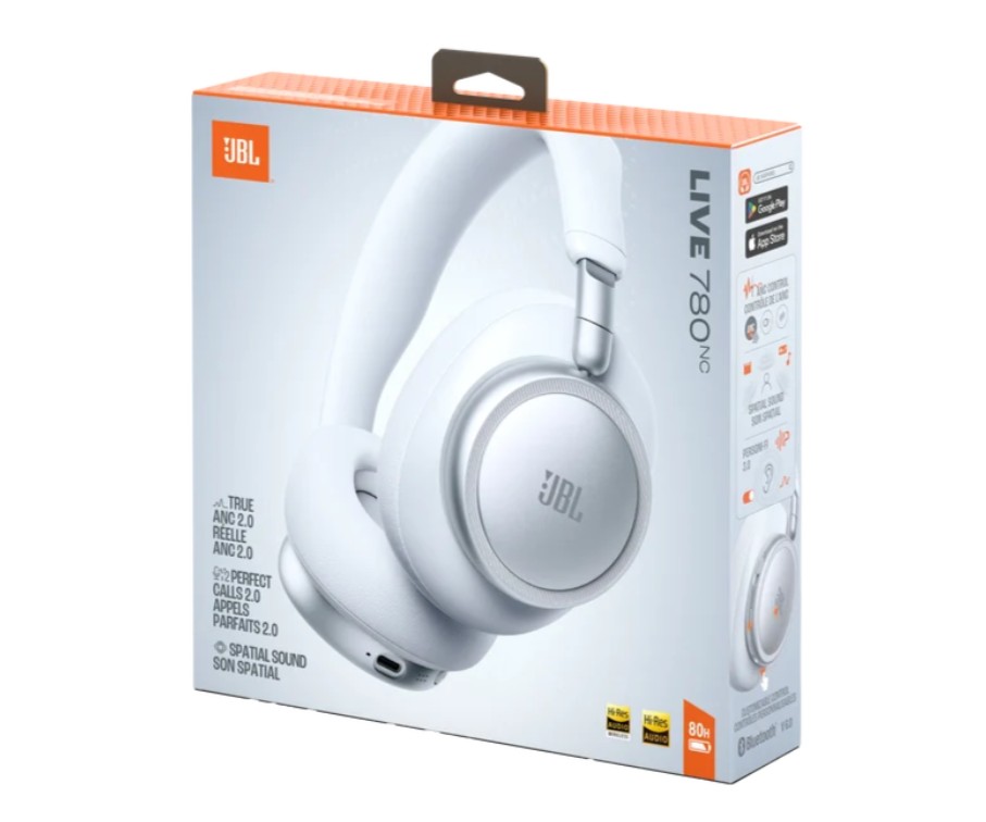 JBL Live 780NC Blanc infinytech Réunion 06