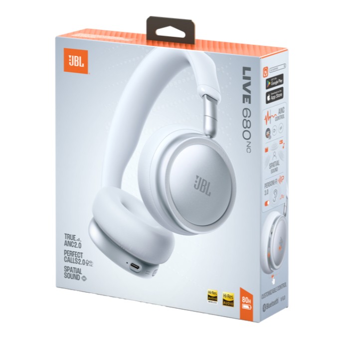 JBL Live 680NC Blanc infinytech Réunion 06