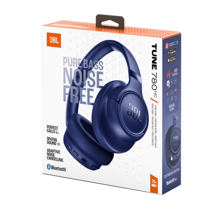 JBL Tune 780NC Bleu infinytech Réunion 06