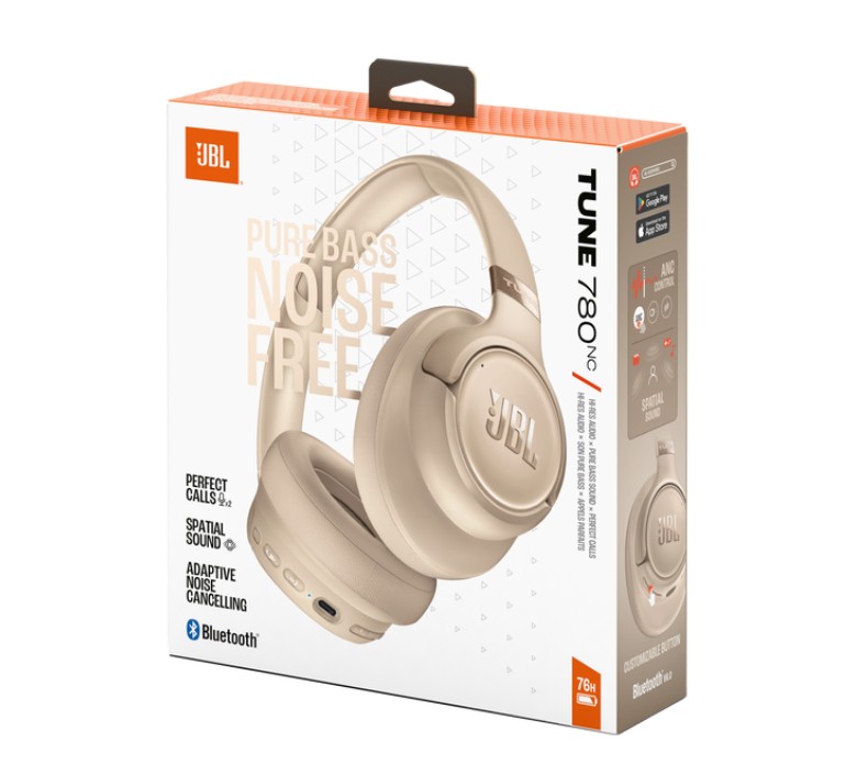JBL Tune 780NC Beige infinytech Réunion 06