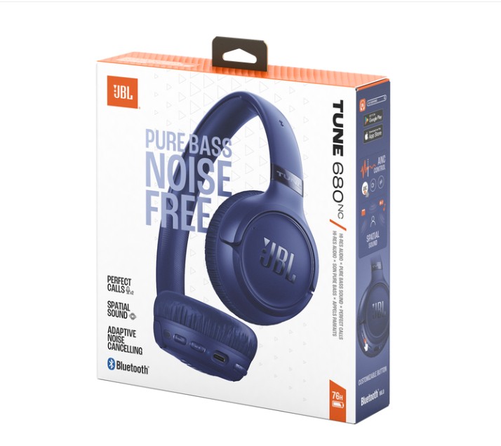 JBL Tune 680NC Bleu infinytech Réunion 06