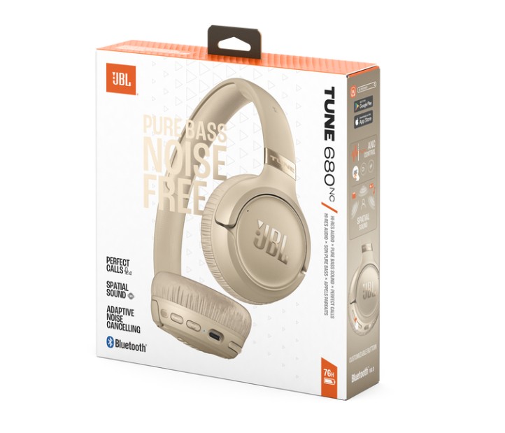 JBL Tune 680NC Beige infinytech Réunion 06