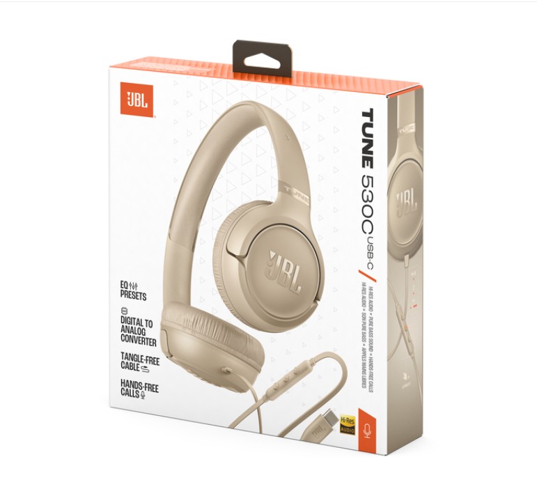 JBL Tune 530C Beige infinytech Réunion 06
