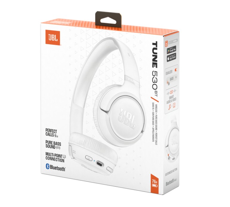 JBL Tune 530BT Blanc infinytech Réunion 06