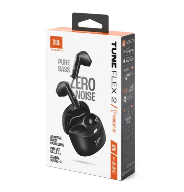 JBL Tune Flex2 Noir infinytech Réunion 06